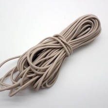 Cordón Elástico Beige 2,5mm. 1metro